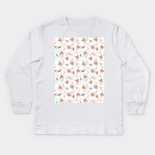 Freshly Baked Apple Pie Pattern Kids Long Sleeve T-Shirt